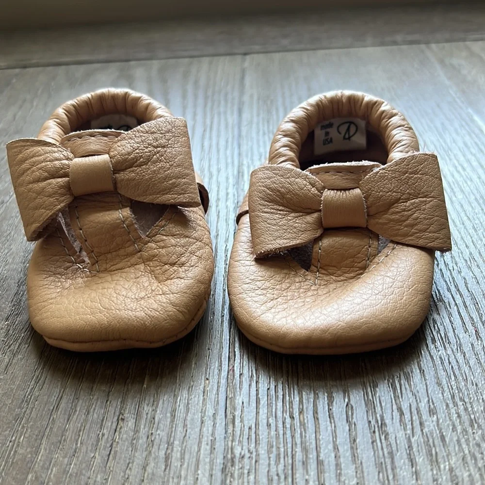 NWB Handmade Baby Moccasins (Etsy)